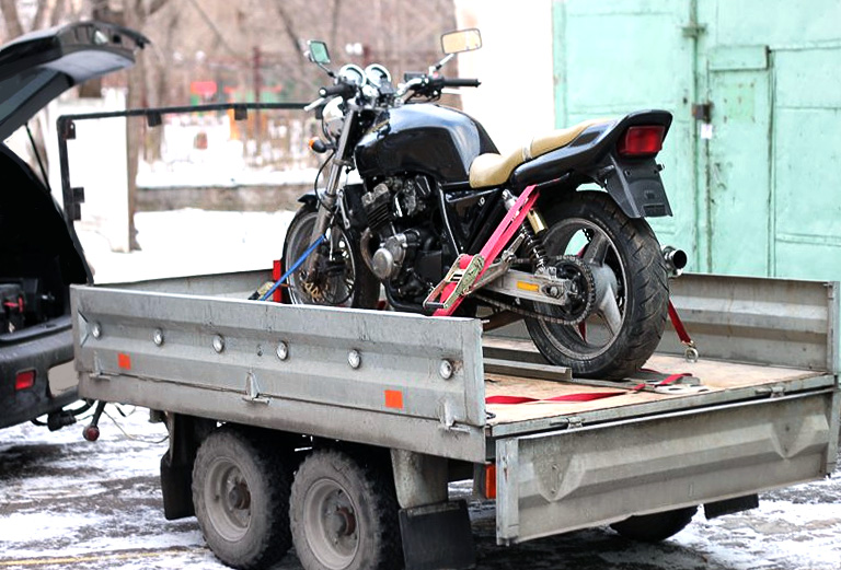 Перевозка мотоцикла и другой мототехники дешево из Москвы в Климовку